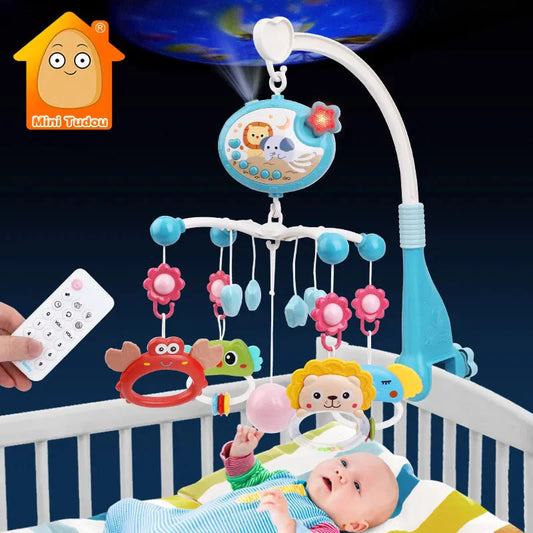 Baby Crib Mobile Rotating Musical Projector Night Light