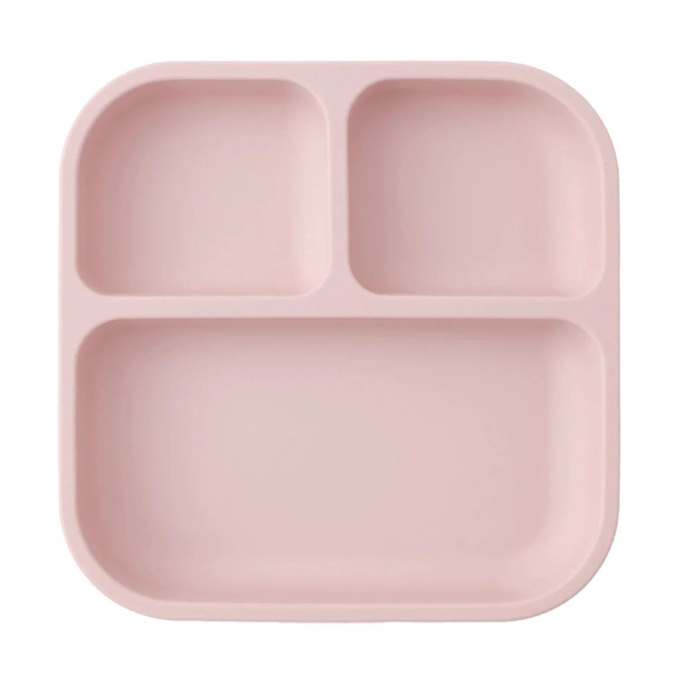 Color Kids Silicone Divided Suction Plate BPA-Free Toddler Dish