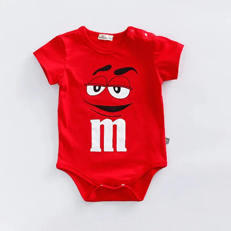 Soft Cotton Baby Romper (3–24M) – Cute Summer Short Sleeve Jumpsuit for Boys & Girls