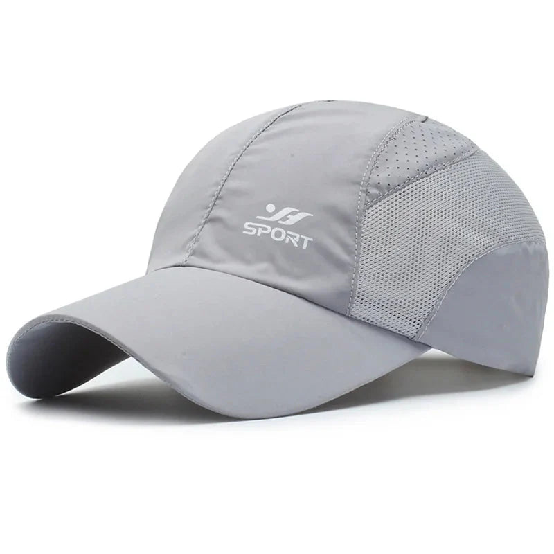 UV Protection Baseball Cap – Quick-Drying, Breathable Strapback for Hiking & Fishing