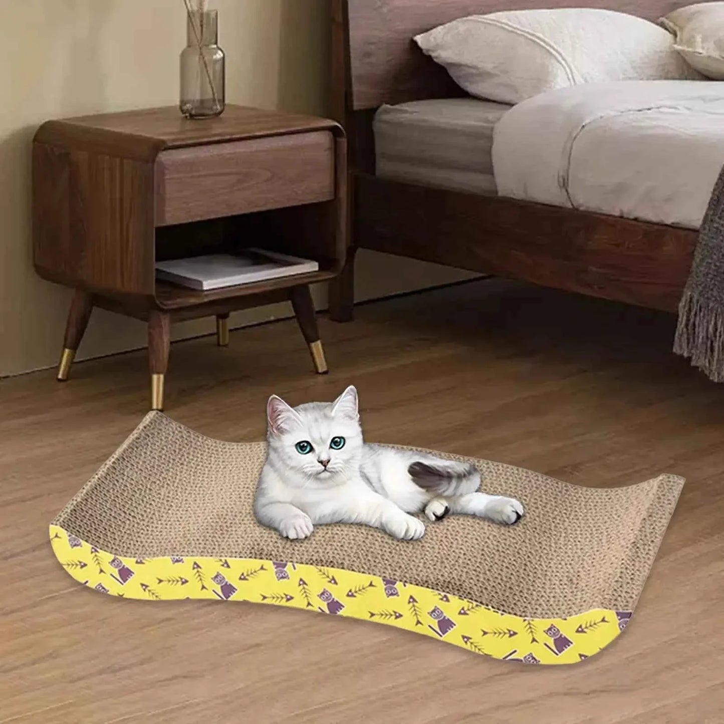 Cat Scratching Board Bed – Cardboard Scratch Pad