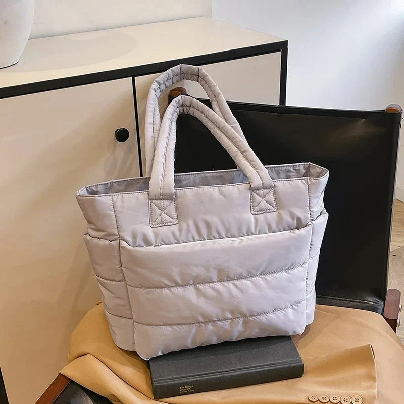 Large Capacity Women’s Tote Bag – Messenger Shoulder Handbag with Pockets