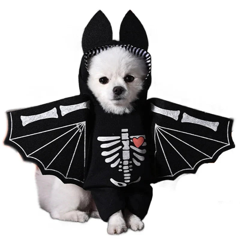 Halloween Dagger Pet Costume - Funny Knife-Holding Dog & Cat Standing Dress for Festival Dress-Up