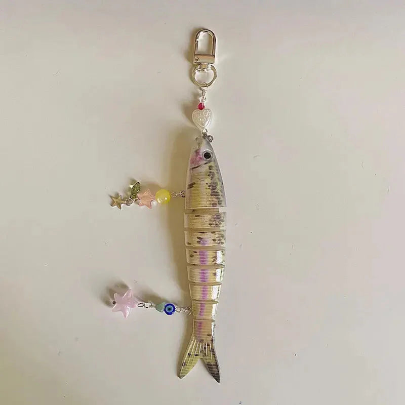 Handmade Fish Keychain,  Gift For Fishing Enthusiasts