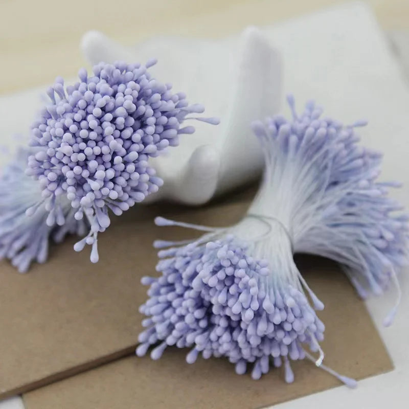 400/800pcs Flowers Stamen 55mm DIY Artificial Flowers Wreath For Wedding Party Home Decor Flower Core Stamen Flower Accessories