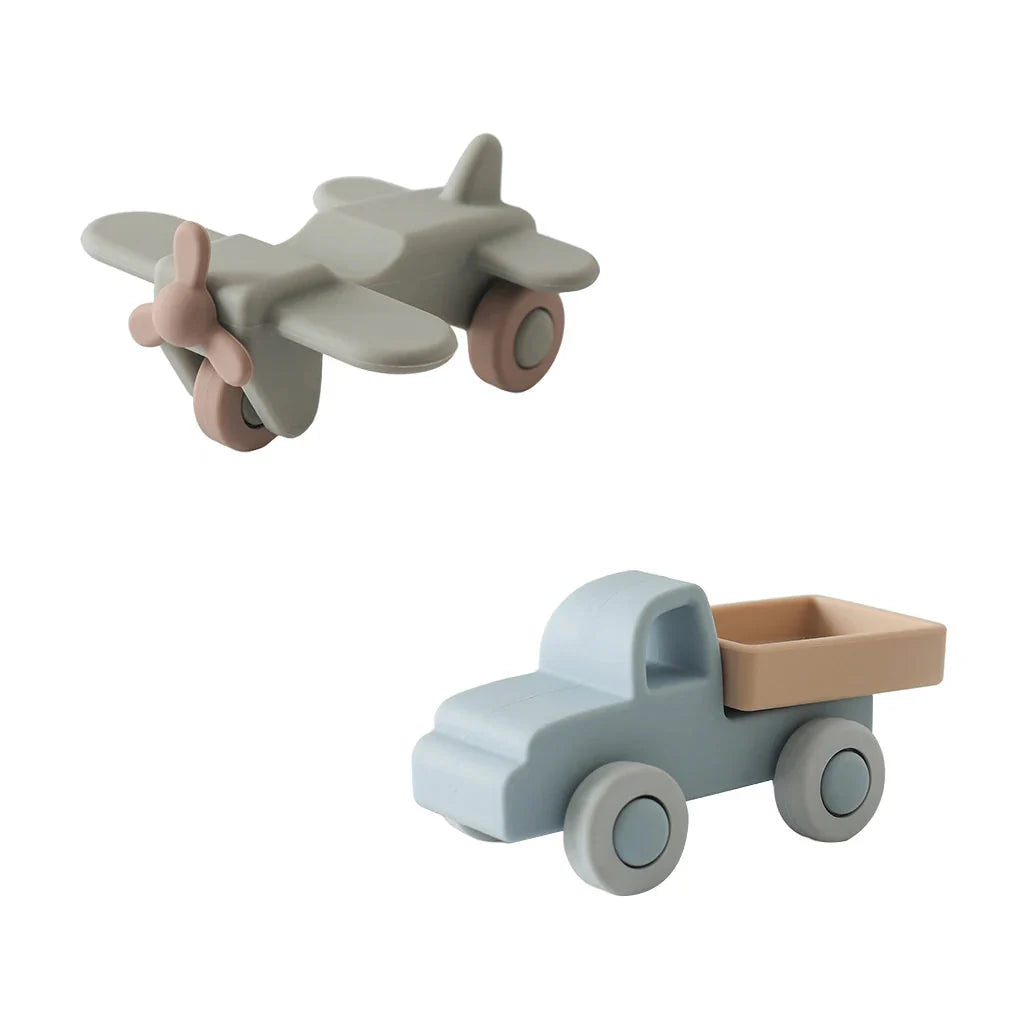 Baby Silicone Car Teether Toy Montessori Educational 0-12 Months