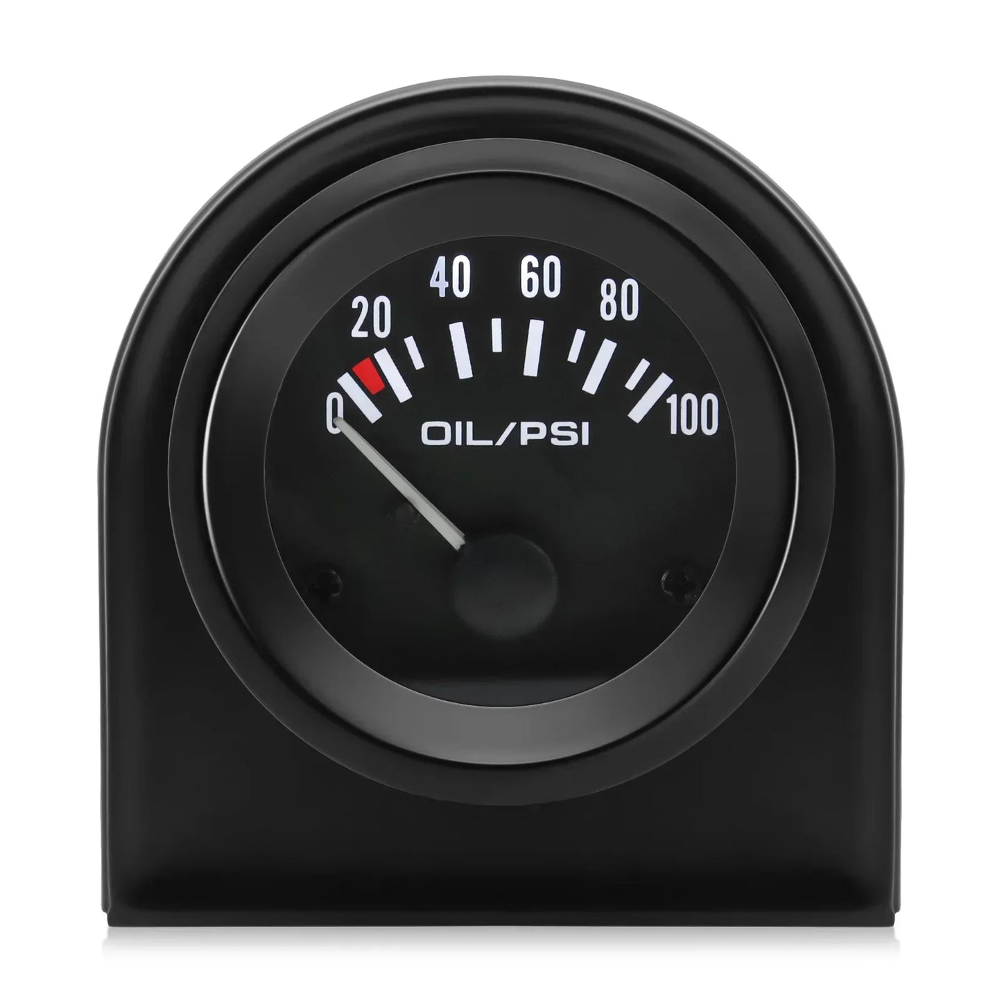52MM Oil Pressure Gauge Water Temperature Oil Temp Voltmeter Fuel Level Meter with Bracket Pod Holder For 12V Universal Vehicle