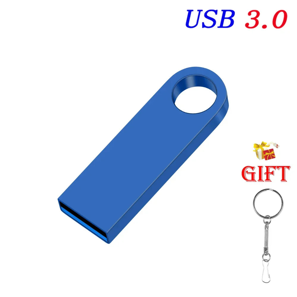 USB 3.0 Flash Drive Mini Metal Pen Dirve Memory Stick Storage Device Cle USB Stick Pendrive USB3.0 128GB 64GB 32GB 16GB 8GB 4GB