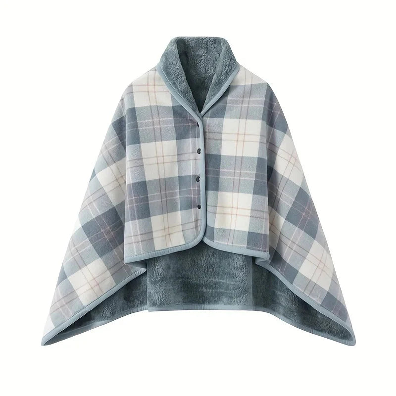 Wearable Blanket Shawl – Flannel Lazy Office Wrap