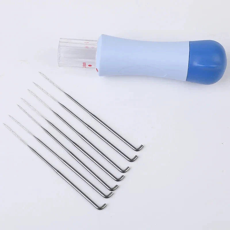 Felting Needle Tool with 7 Needles - DIY Starter Kit for Wool Crafts
