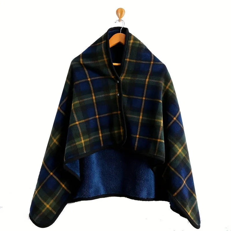Wearable Blanket Shawl – Flannel Lazy Office Wrap