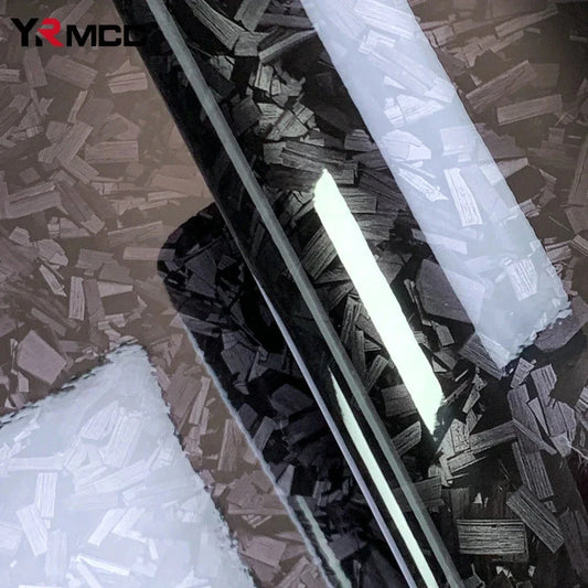 Glossy Black Carbon Fiber Vinyl Wrap Film – 3M Waterproof Car Sticker for DIY Auto Decoration & Protection