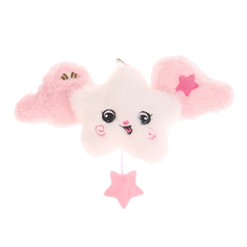 1PC Star Pendant Key Chain Doll Album Plush Pendant Doll School Bag Decoration Gifts