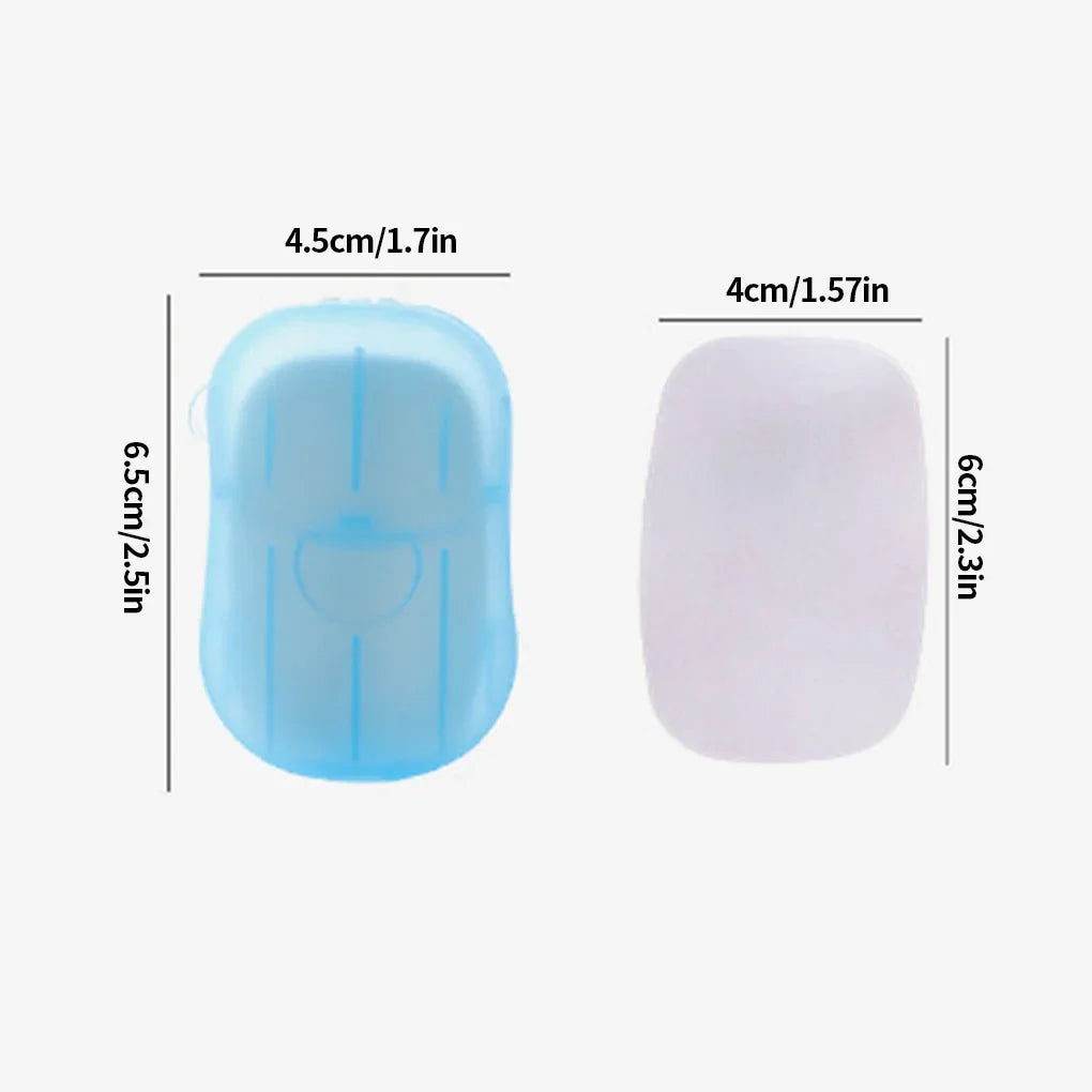 200/100PCS Travel Soap Paper Disposable Convenient Soap Paper Washing Hand Clean Scented Mini Slice Soaps Bathroom Accessories