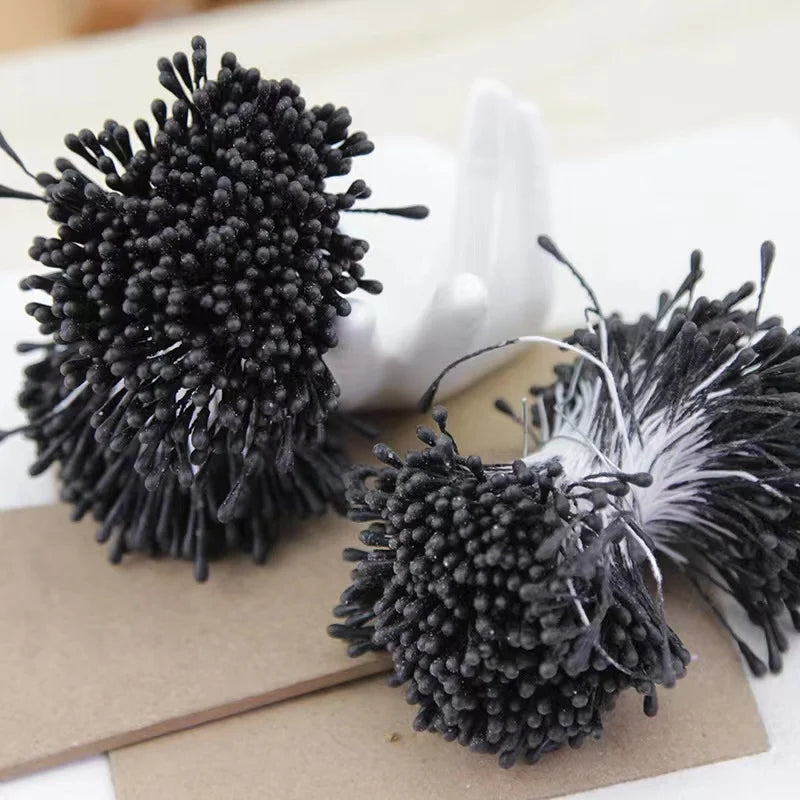 400/800pcs Flowers Stamen 55mm DIY Artificial Flowers Wreath For Wedding Party Home Decor Flower Core Stamen Flower Accessories