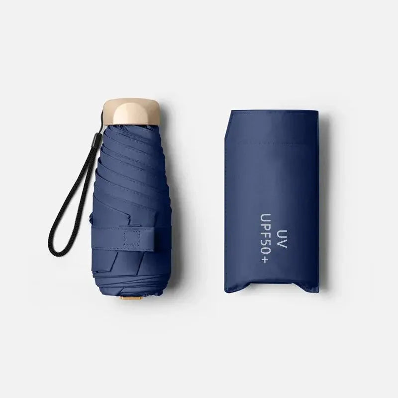 Mini Sun Umbrella – Pocket Folding Rain & UV Protection Parasol