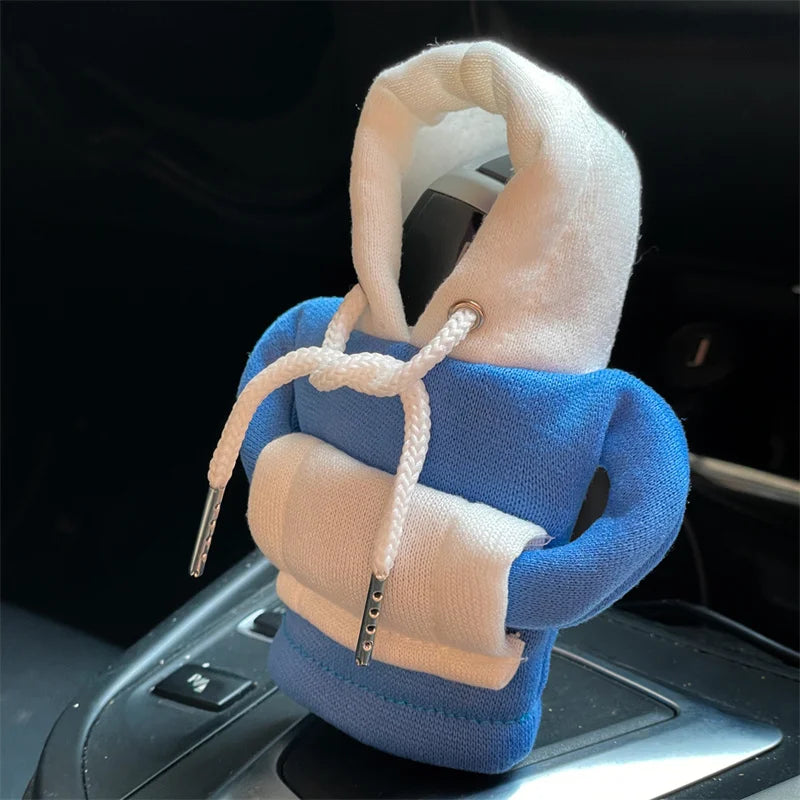 Gear Shift Hoodie, Gear Shift Cover, Universal Car Shift Knob Hoodie, Mini Hoodie for Car, Automotive Interior Cute Gadgets