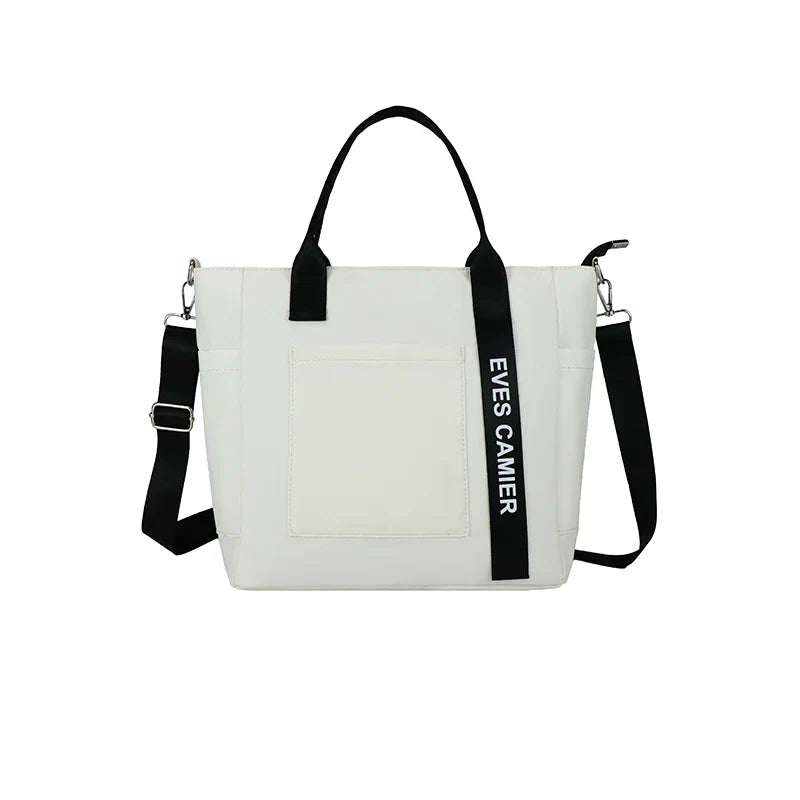 Nylon Fabric Shoulder Bag Casual Large Capacity Versatile Crossbody Bag Daily Commuting Tote Bag