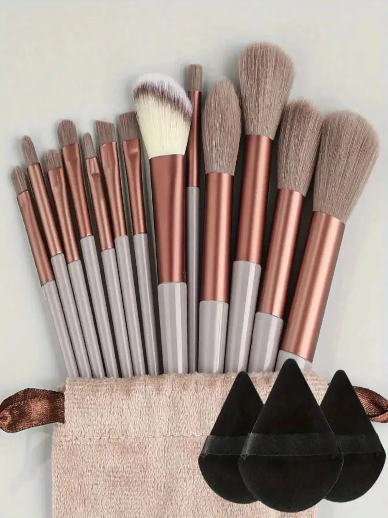 Soft Fluffy Professional Makeup Brush Set - 13-16pcs for Foundation, Eyeshadow, and More