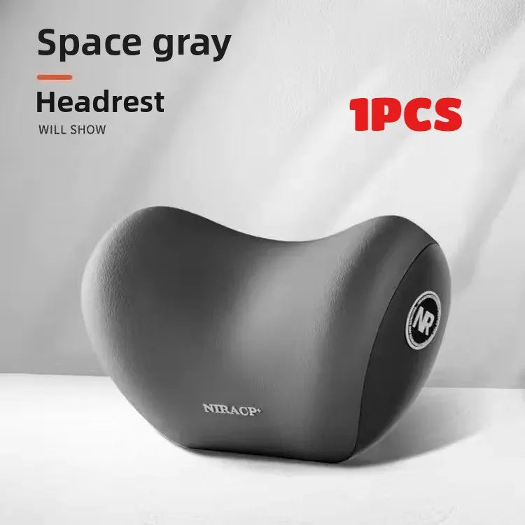 Car Headrest/Lumbar Support Car Neck Pillow Waist Cushion Driver Seat Backrest Car Cushion Driving Lumbar Support Waist Support