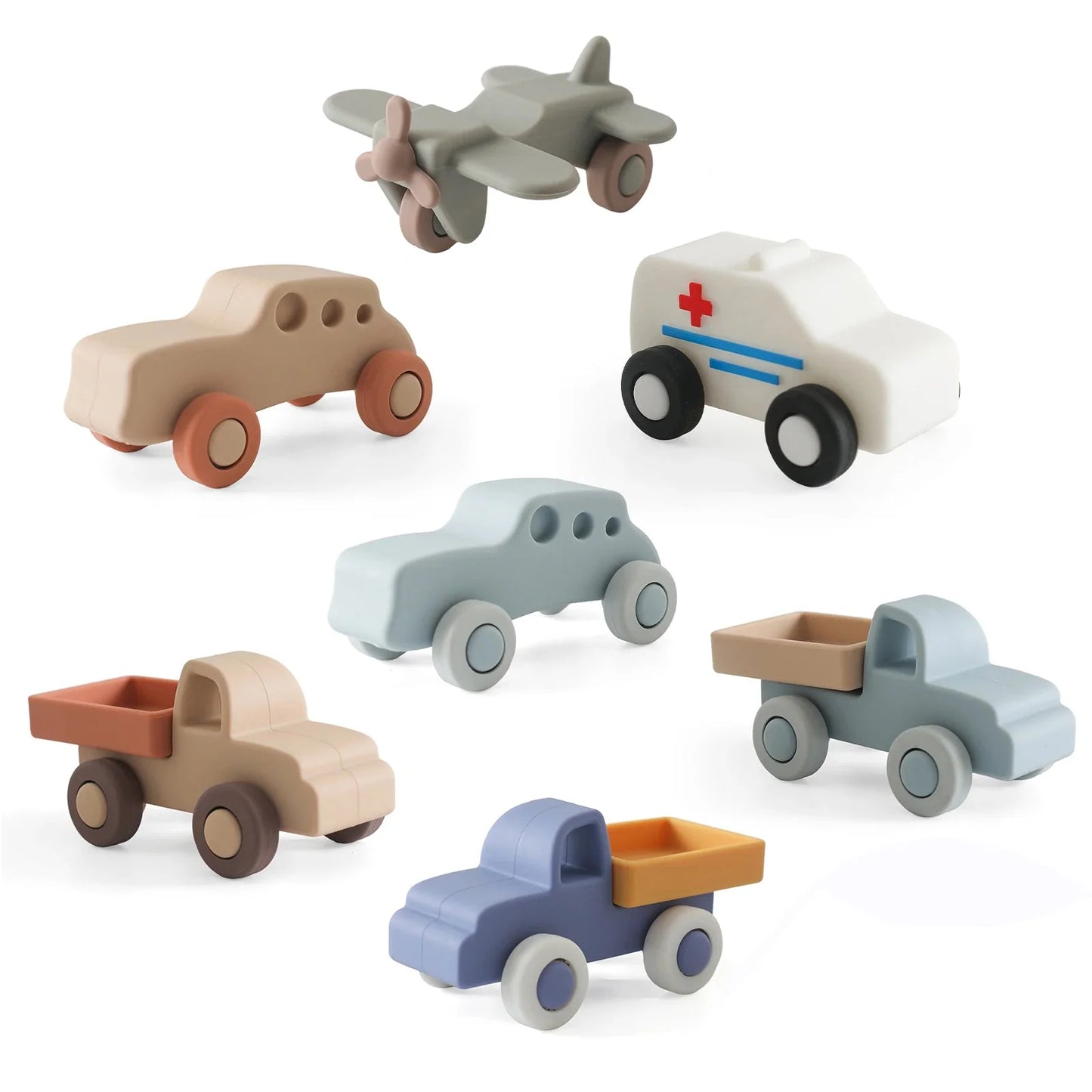 Baby Silicone Car Teether Toy Montessori Educational 0-12 Months
