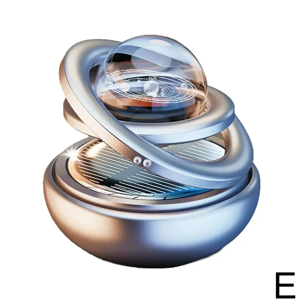 Solar Power Car Perfume – Rotating Aromatherapy Air Freshener & Car Decor