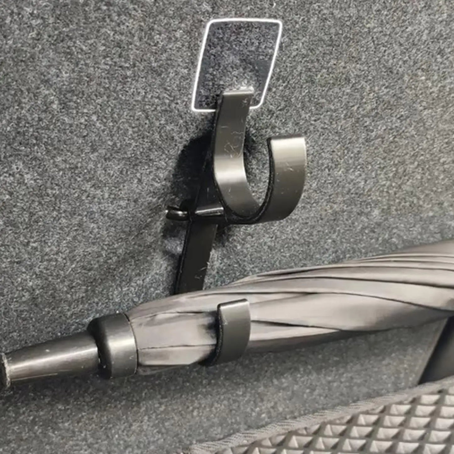Car Umbrella Hanging Hook 2Pcs/set Space-Saving Car Internal Umbrella Storage Organizer For Trunk Automotive SUV Truck