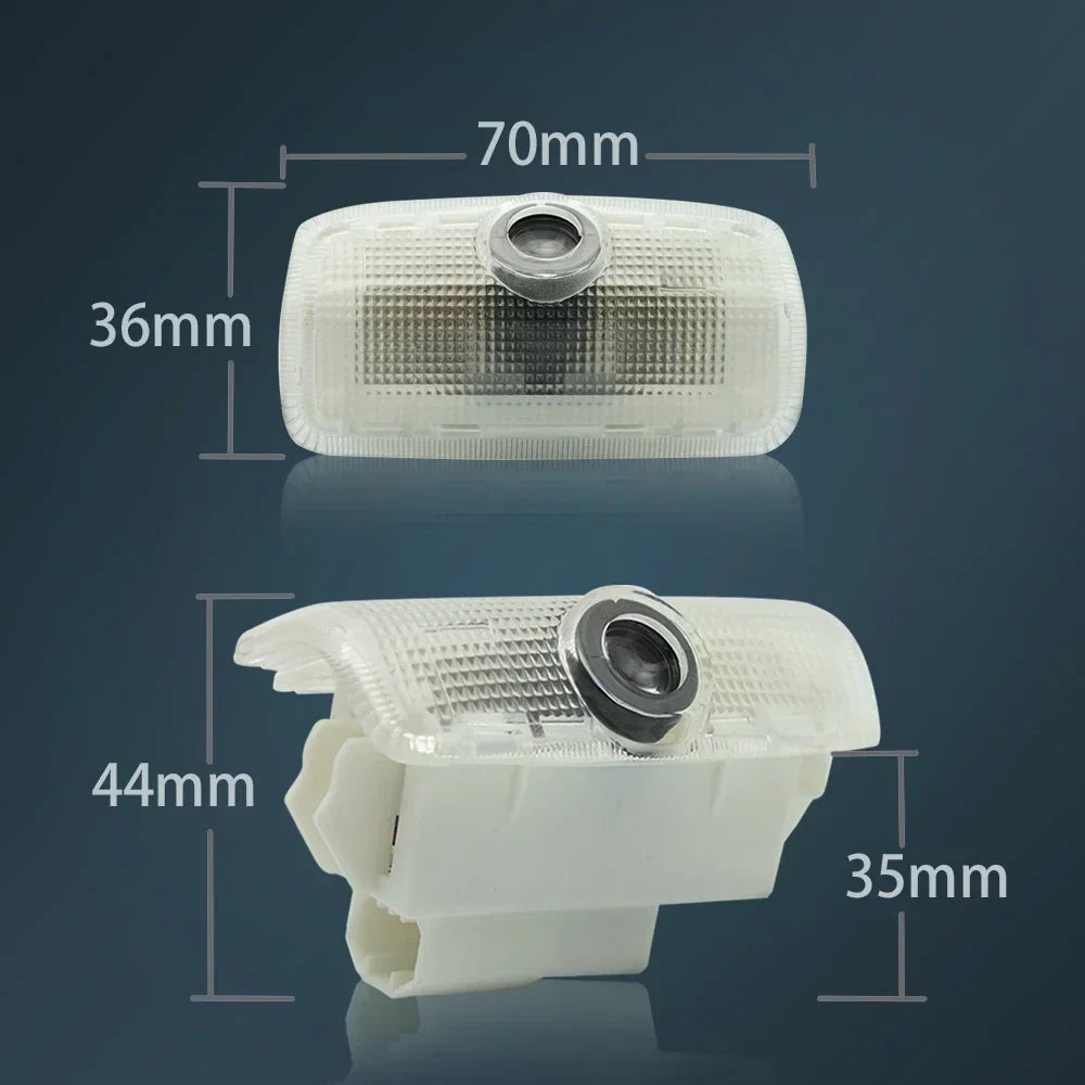 2Pcs Led Logo Car Door Welcome Light For Patrol Y62 2010-2021 Auto Accessories Laser Projector Emblem Shadow Car Light