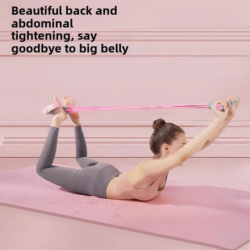 Adjustable Resistance Foot Pedal Resistance Band Home Gym Equipment for Waist Leg Arm Full Body Training