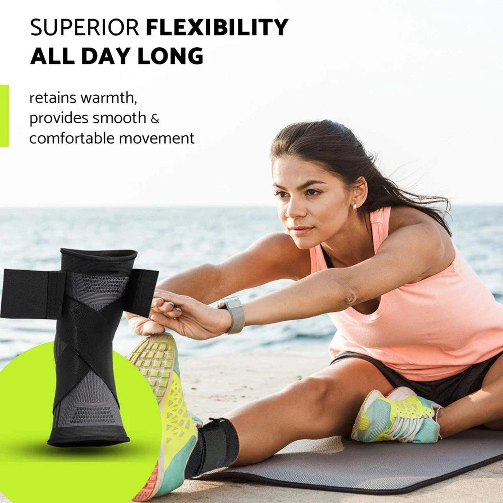 1 PC Sports Ankle Brace Compression Strap Sleeves Support Pressurized Elastic Bandage Foot Protective Gear Gym Fitness Accessory