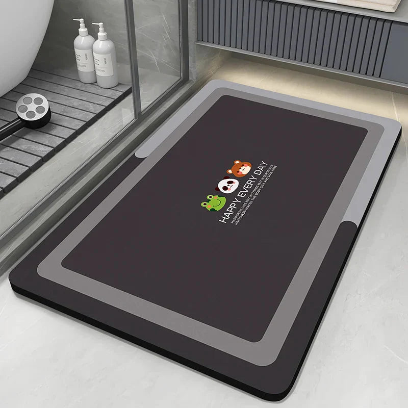 Diatomaceous Earth Bath Mat – Quick-Dry Non-Slip Absorbent Rug