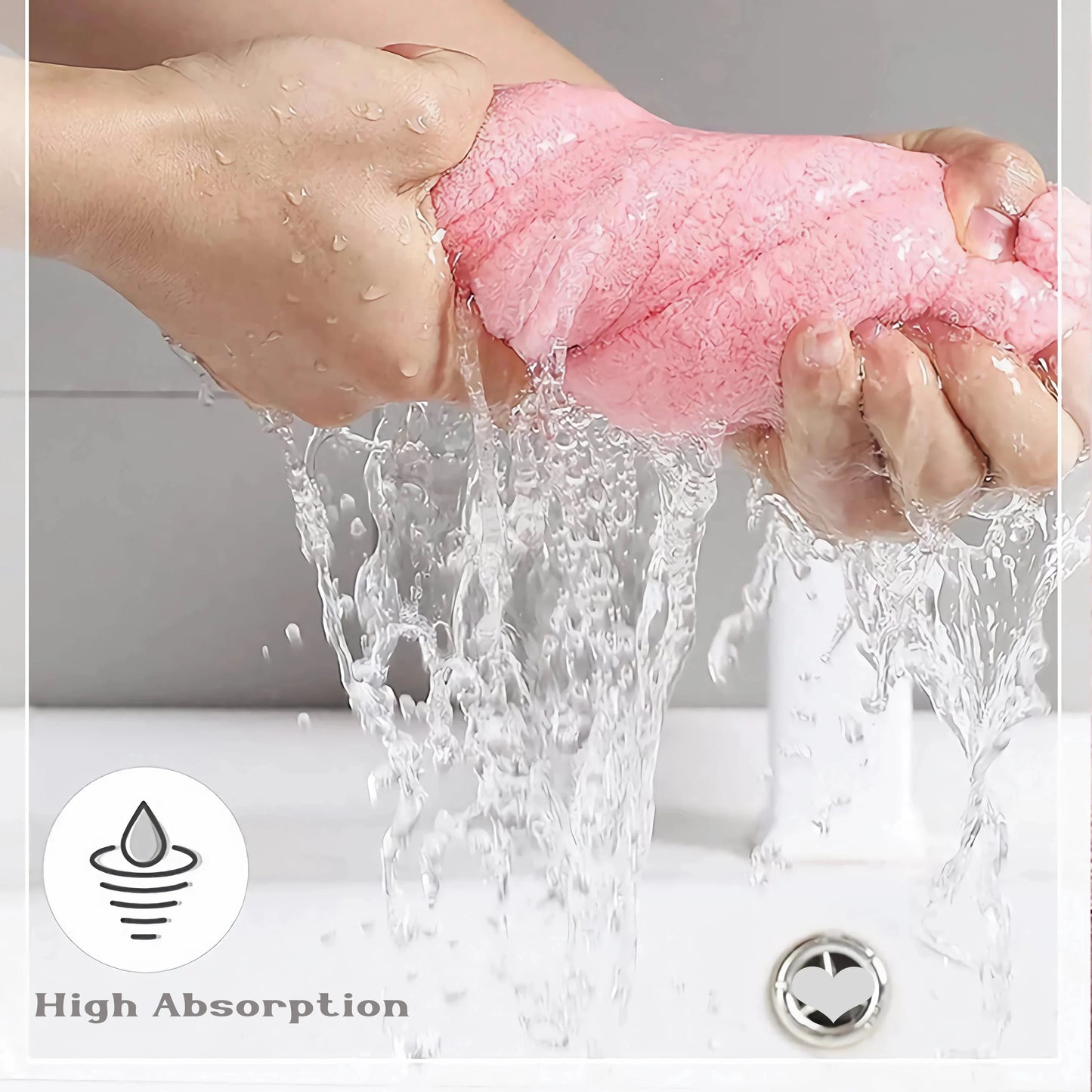 Microfiber Hair Drying Towel Cap – Quick-Dry Super Absorbent Wrap