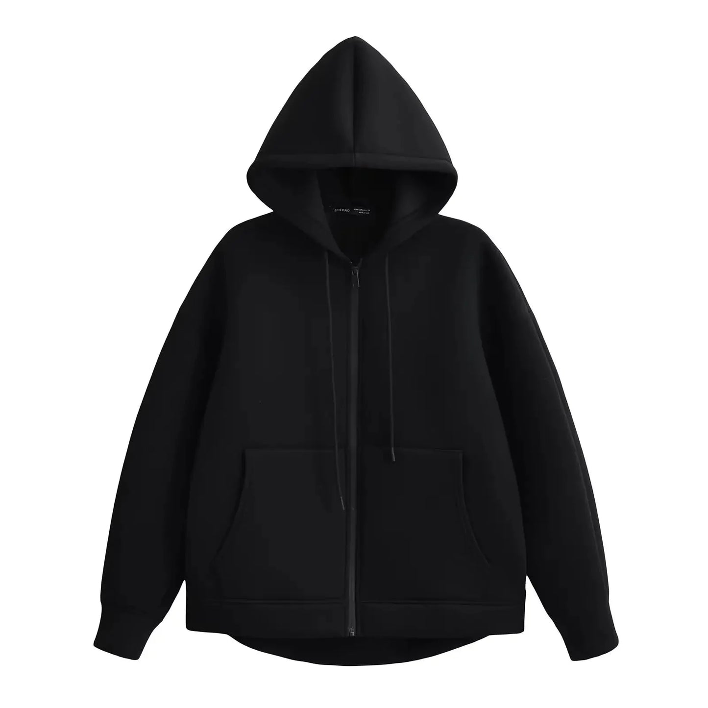 Autumn Women’s Hooded Jacket – Long Sleeve Zipper Coat