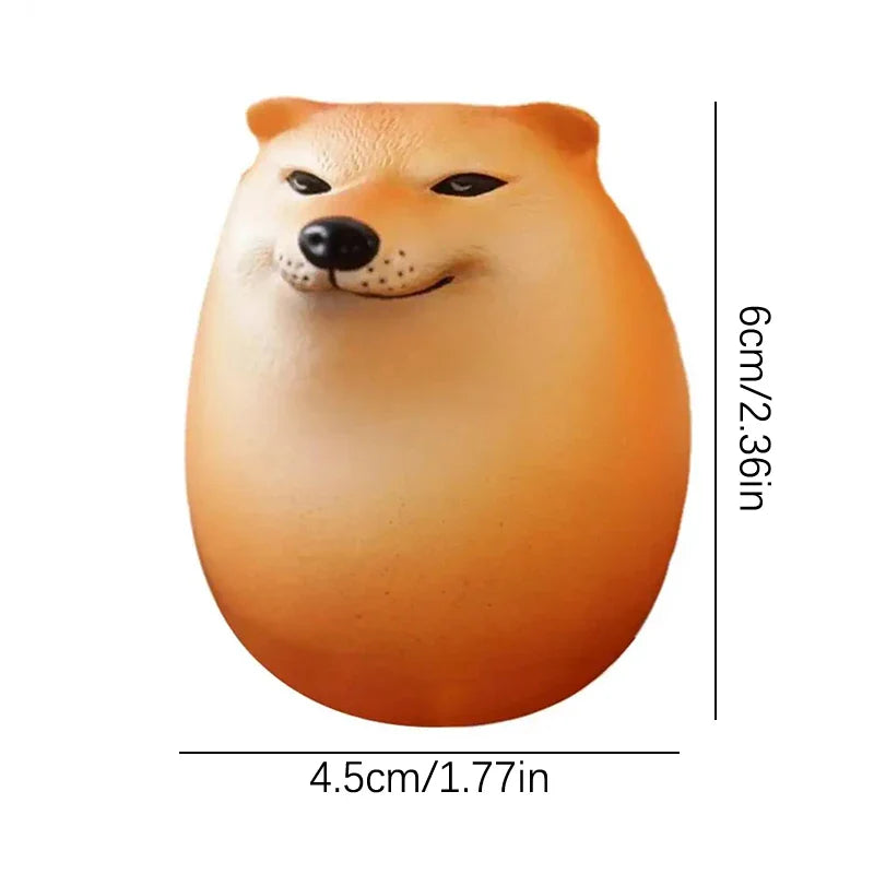 Shibako Dog Egg Creative Shiba Inu Realistic Egg Shape Desk Decor Dog & Egg Union Decorations For Home Offices Fun Gifts