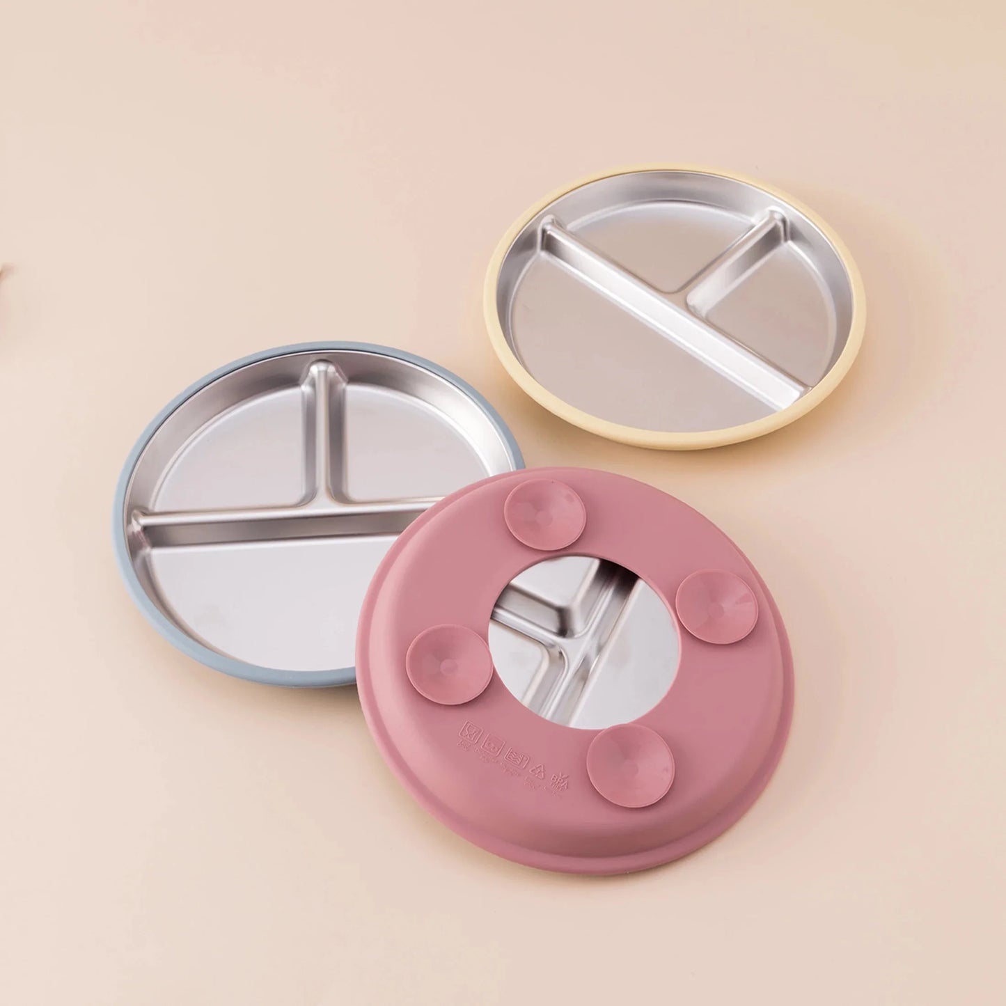 Stainless Steel Baby Feeding Set with Silicone Sucker