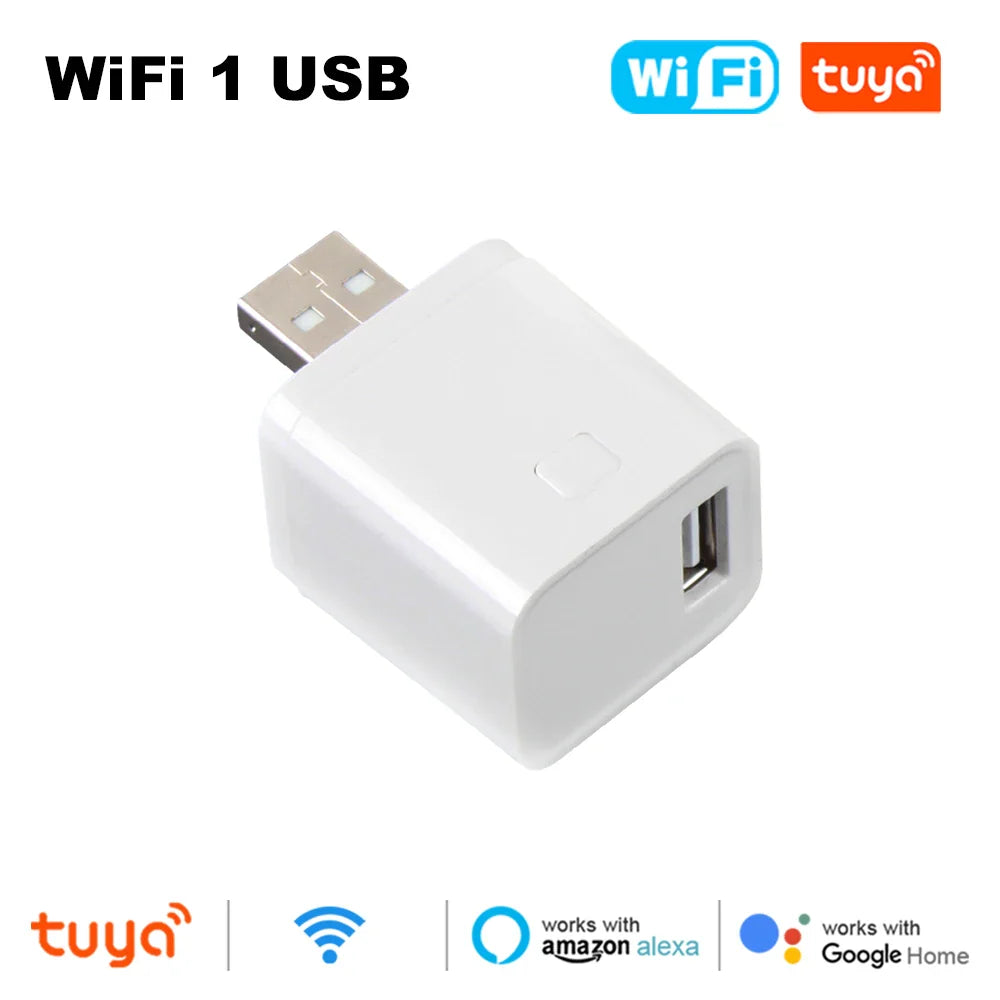 Tuya WiFi Smart USB Hub USB Micro Adapter 5V WiFi Mini USB Power Adapter APP Remote Control Voice Control For Alexa Google Home