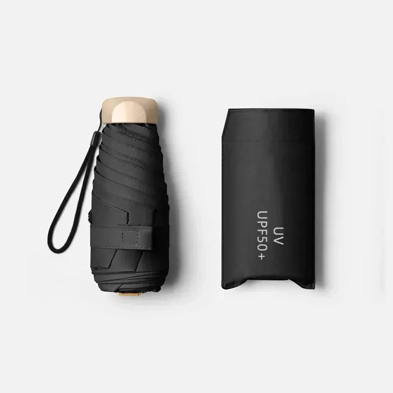 Mini Sun Umbrella – Pocket Folding Rain & UV Protection Parasol