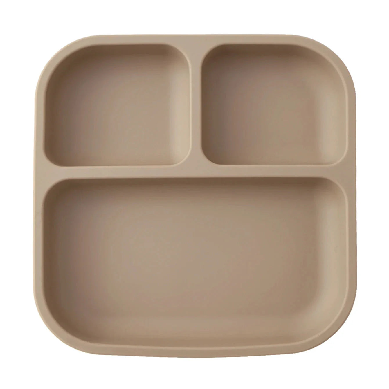 Color Kids Silicone Divided Suction Plate BPA-Free Toddler Dish