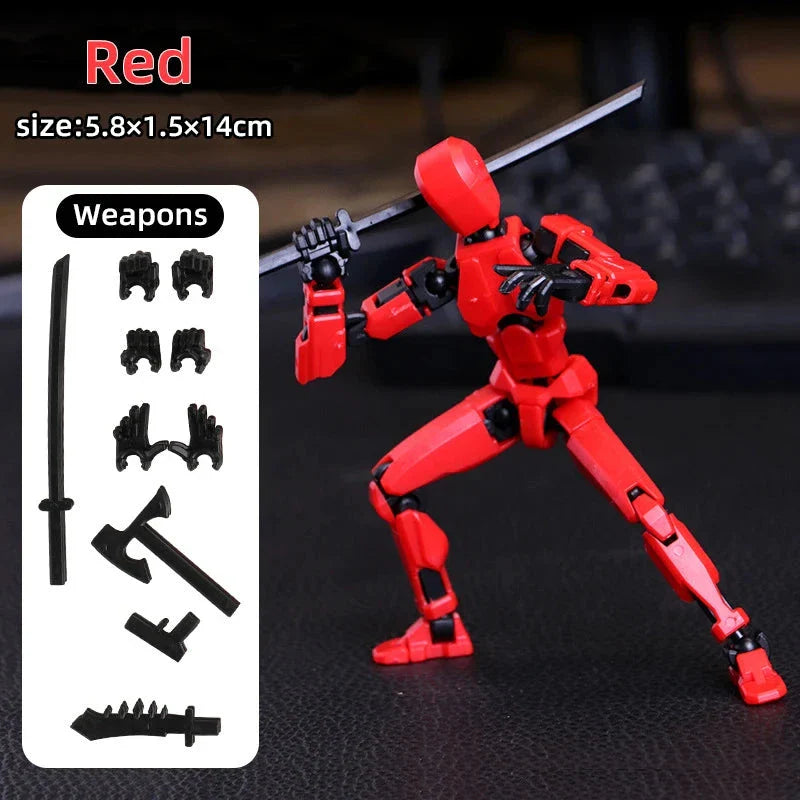 Multi-Jointed Movable Robot Mannequin – 13 Poseable Action Figures Toy