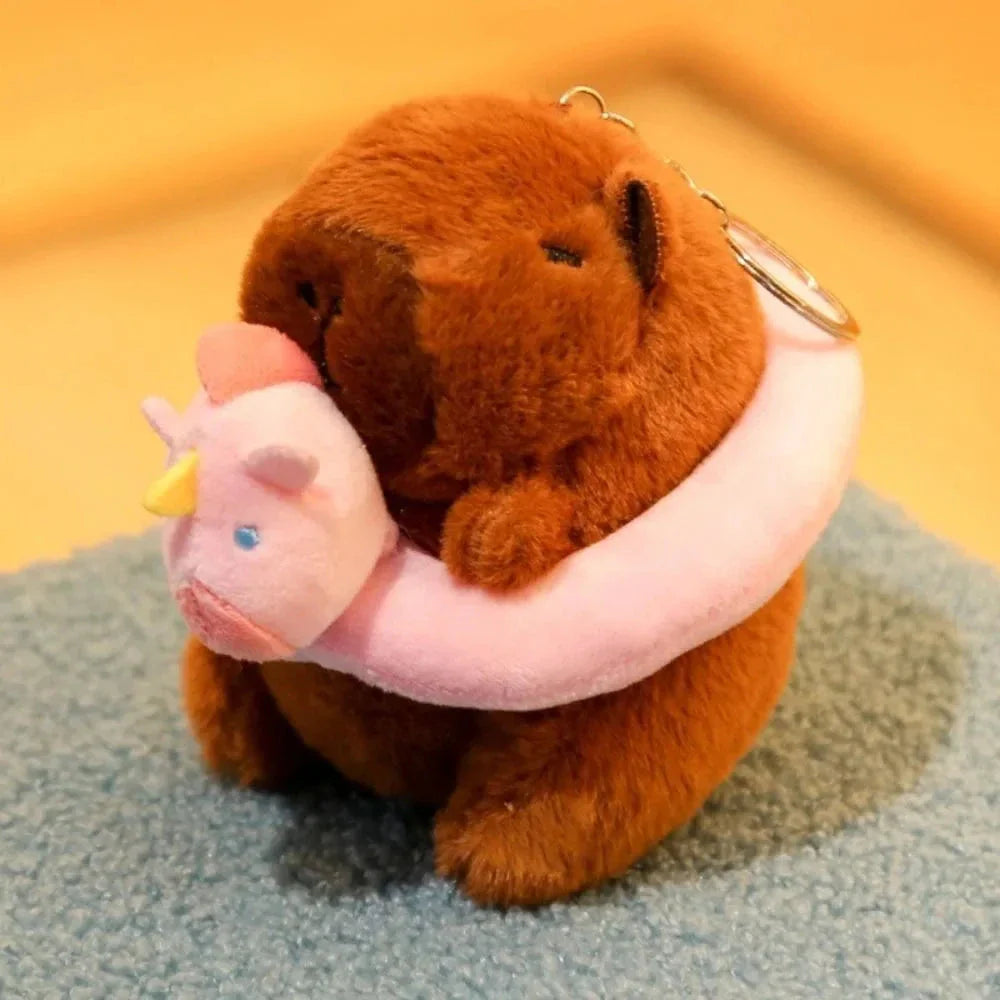 Cute Capybara Plush Toy Hoodie – Small Winged Stuffed Doll for Kids