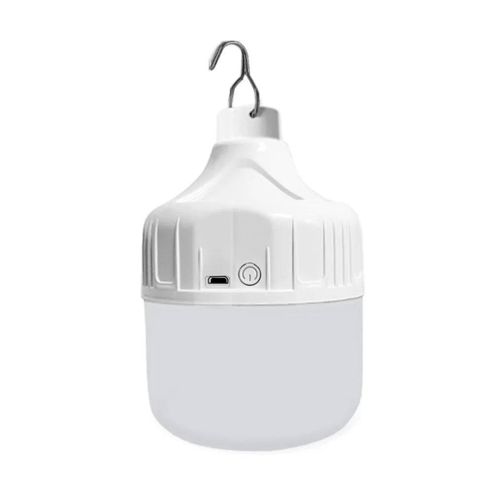 Portable USB Rechargeable LED Camping Light Multifunctional Outdoor Emergency Hanging Tent Lamp Hiking Picnics Night Lighting