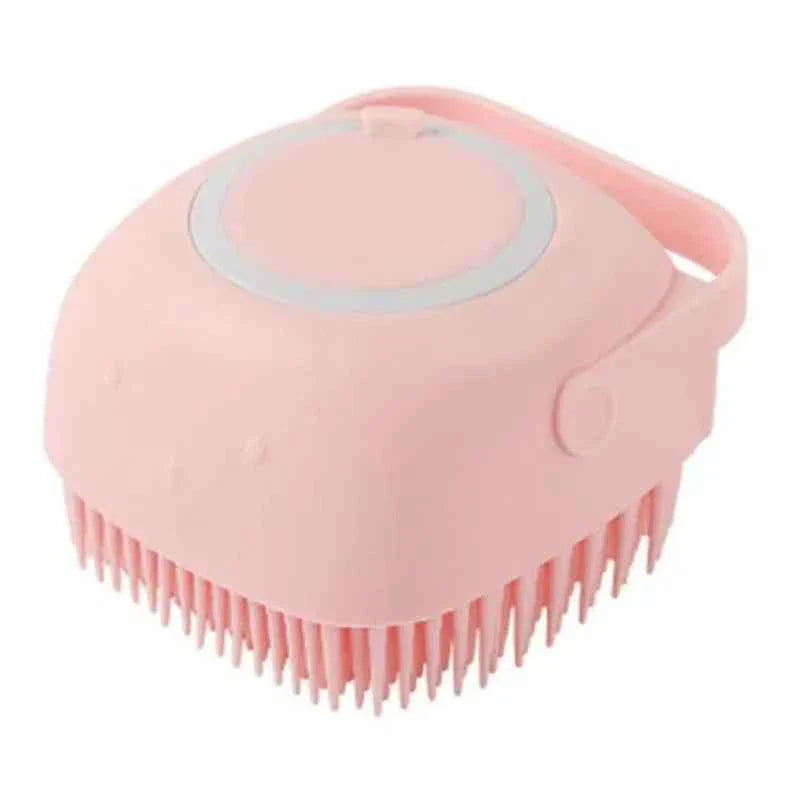 Dog & Cat Bath Massage Brush – Soft Silicone Pet Accessories Tools