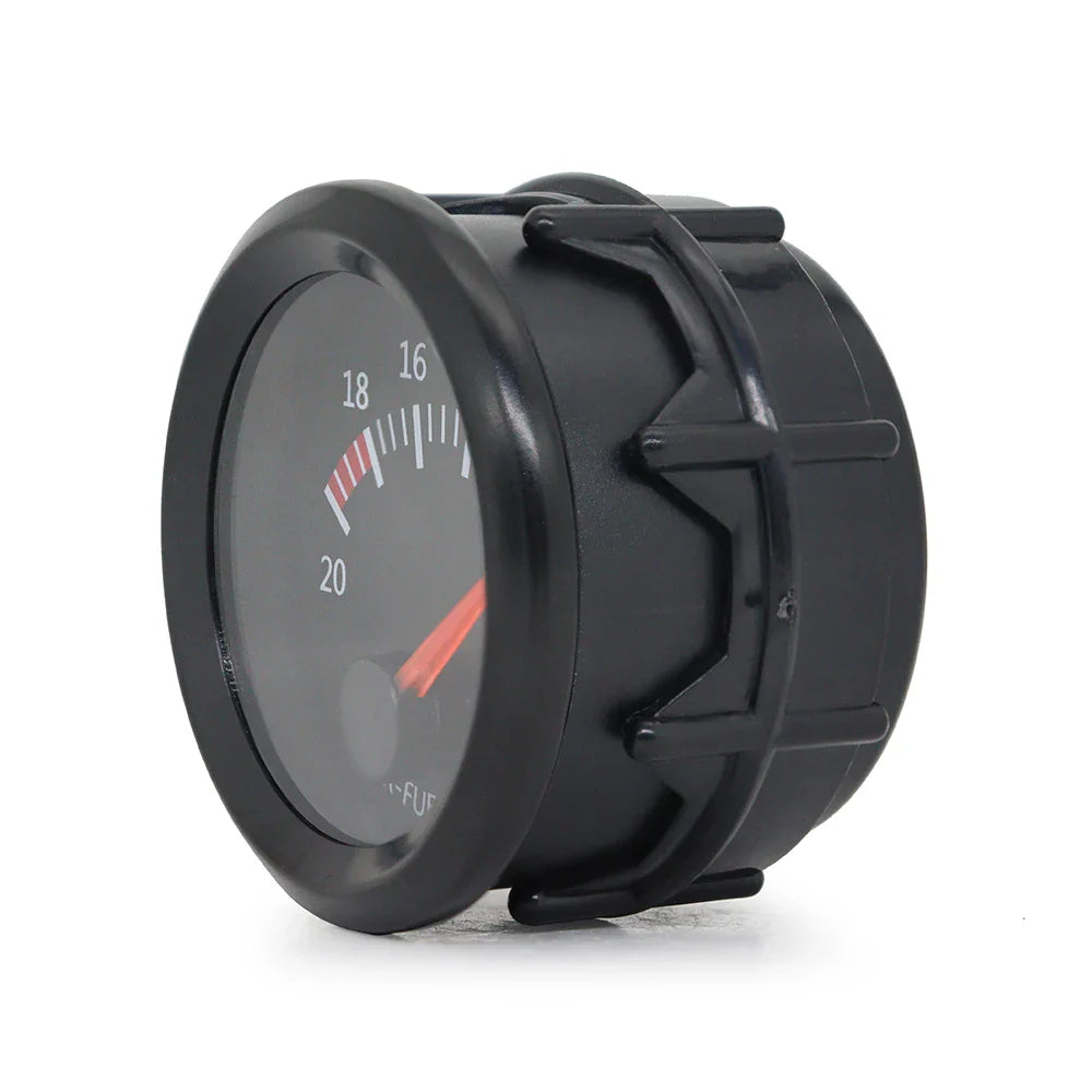 52MM Gauge 12V Water Temp Oil Temp Gauge Oil Press Fuel Volts Gauge Air Fuel Ratio Boost Exhaust Temp Meter Black Face Gauge