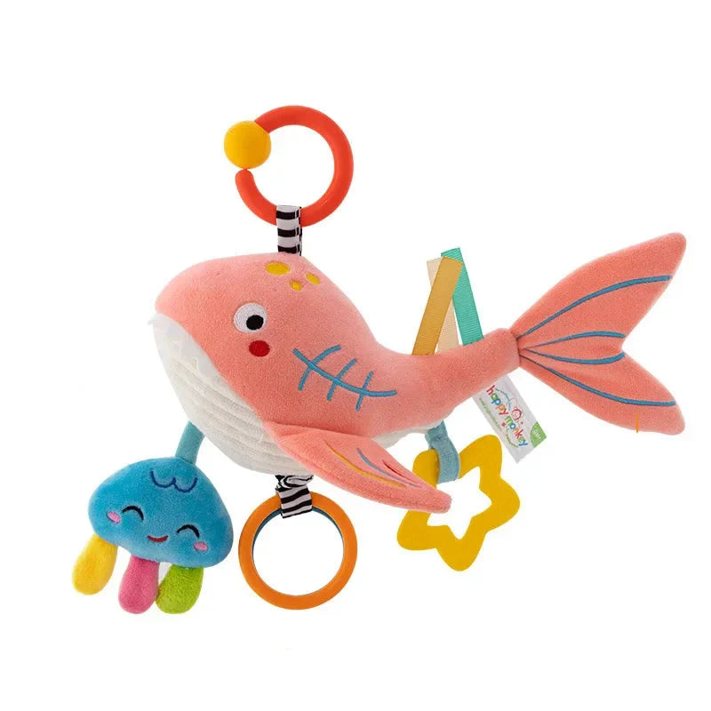 Soft Infant Crib Stroller Mobile Hanging Rattle Toy