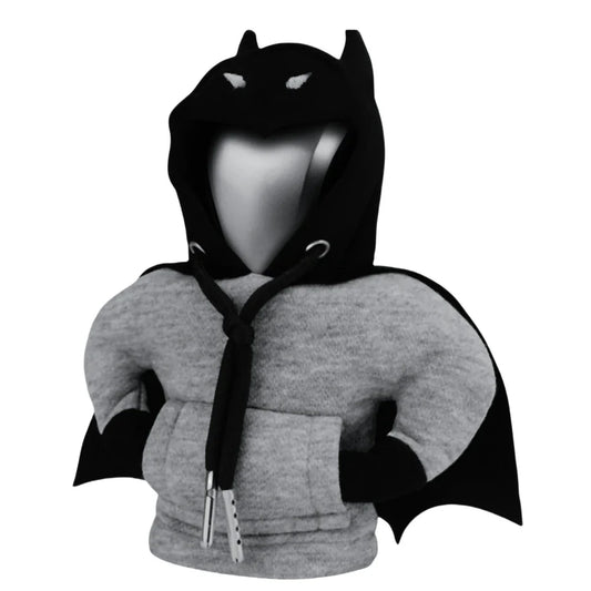 Bat Gear Shift Gearbox Cover Case Man Hooded Change Lever Sweatshirt Gear Shift Knob Cover Hoodie For Car Gear