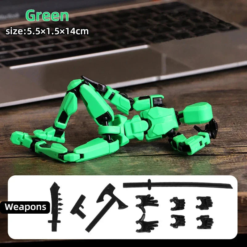 Multi-Jointed Movable Robot Mannequin – 13 Poseable Action Figures Toy
