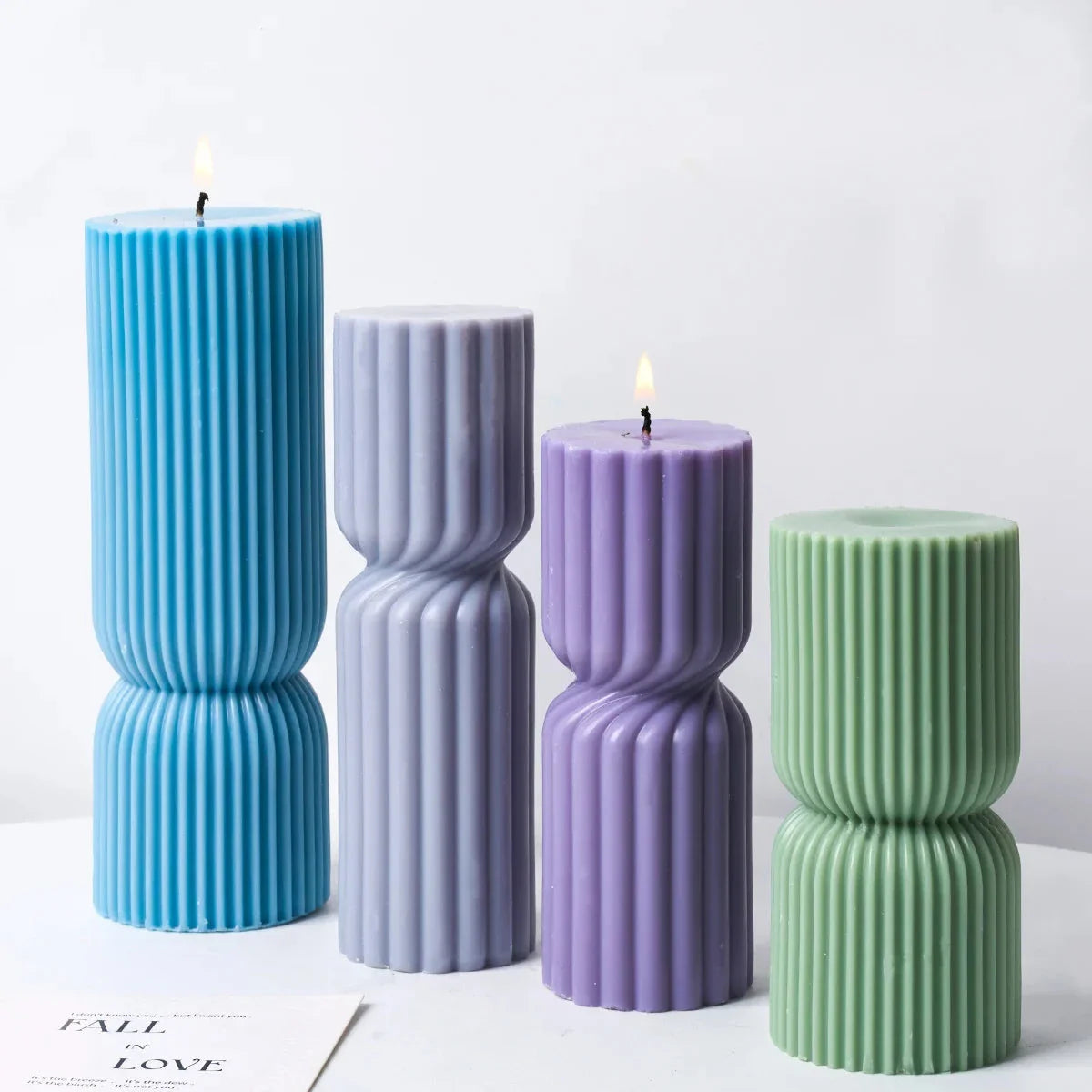 Nordic Cylindrical Silicone Candle Mold – Minimalist DIY Candle, Soap & Resin Mold for Home Décor and Gift Crafting