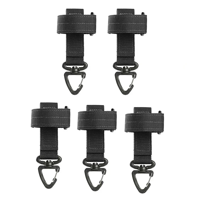 Multi-purpose Nylon Gloves Hook Work Gloves Safety Clip Outdoor Tactical Climbing Rope Camping Hanging Buck Outdoor Camping