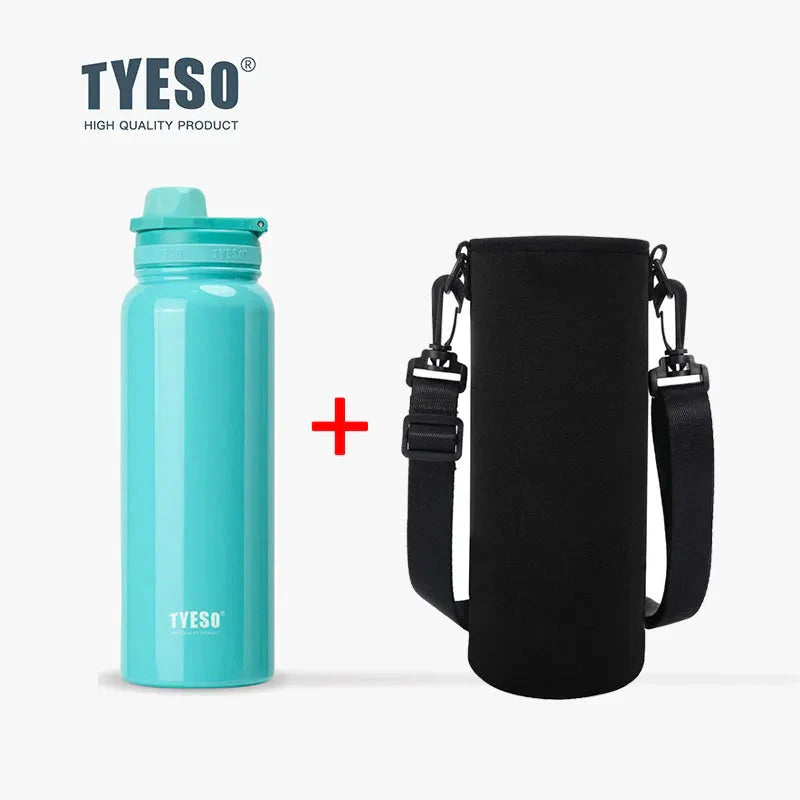 Stainless Steel Insulated Water Bottle (600-1200ml) | Hot & Cold Thermal Tumbler with Handle | Portable Vacuum Flask for Sports & Travel