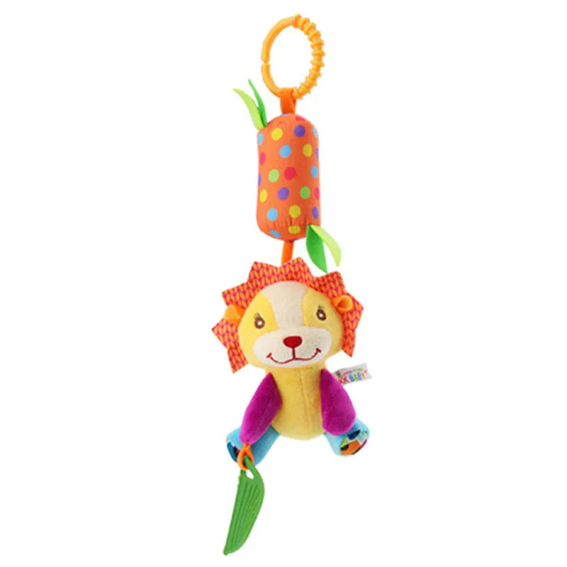 Newborn Baby Plush Stroller Toys Hanging Rattle